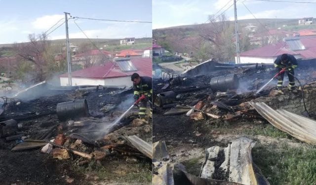 Kahramanmaraş’ta Alevlere Teslim Olan Depo Küle Döndü