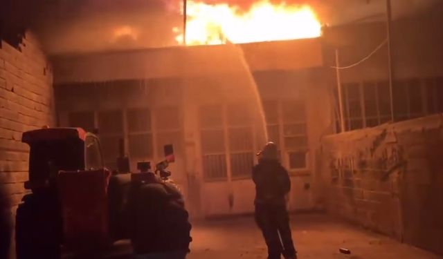 Kahramanmaraş’ta İş Yeri Yangını Korkuttu