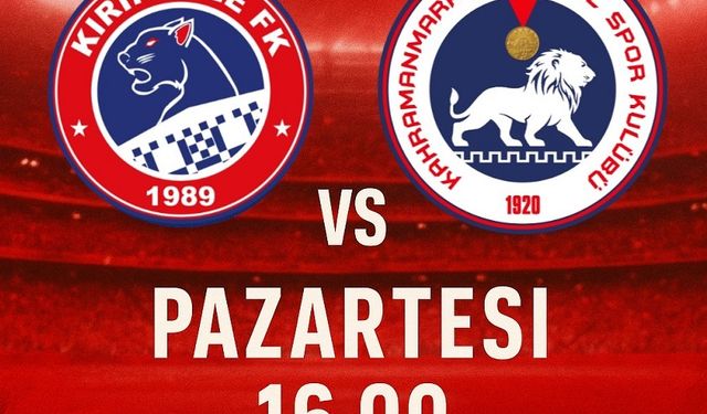 Kırıkkale FK- İstiklalspor Maçı Pazartesi 16:00’da