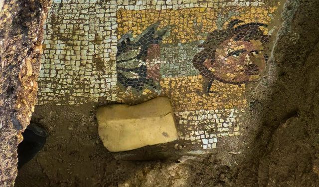 Kahramanmaraş’ta Altyapı Çalışmasında Taban Mozaiği Bulundu