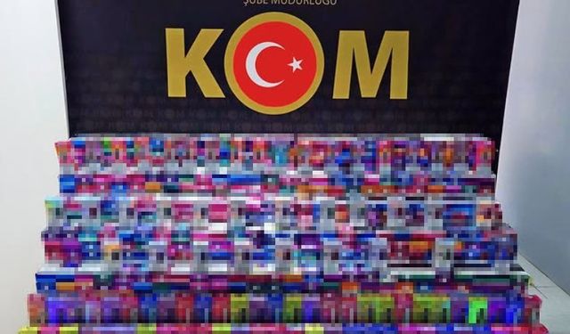 Kaçak Elektronik Sigara Operasyonunda 1.8 Milyon Liralık Ürün Ele Geçirildi