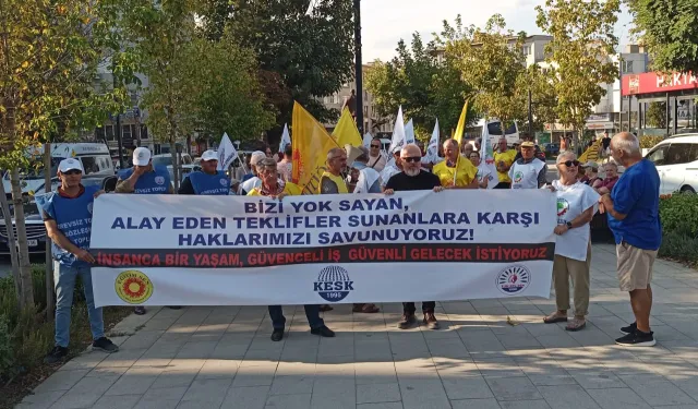 Keşan Meydanı’nda Emekçilerden Toplu Sözleşme Tepkisi