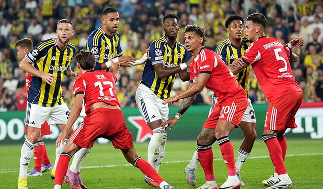 Fenerbahçe, Şampiyonlar Ligi’ne Veda Etti: Benfica 1-0 Fenerbahçe