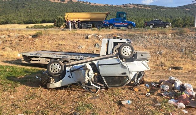 Kahramanmaraş’ta Feci Kaza: Otomobil Takla Attı, Sürücü Öldü