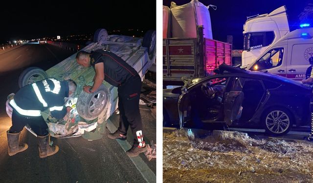 Kahramanmaraş’ta Trafik Kazaları: 1’i Ağır 13 Kişi Hastaneye Kaldırıldı