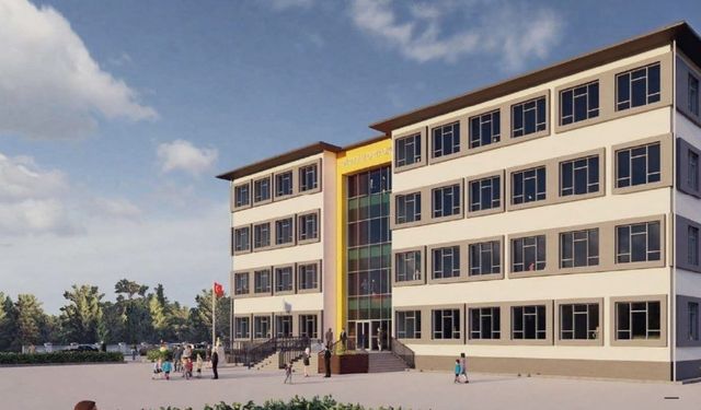 Pazarcık’ta Fatih Ortaokulu Yeniden İnşa Ediliyor