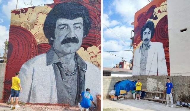 Ferdi Tayfur ve Müslüm Gürses’in Portreleri Mahalleye Renk Kattı