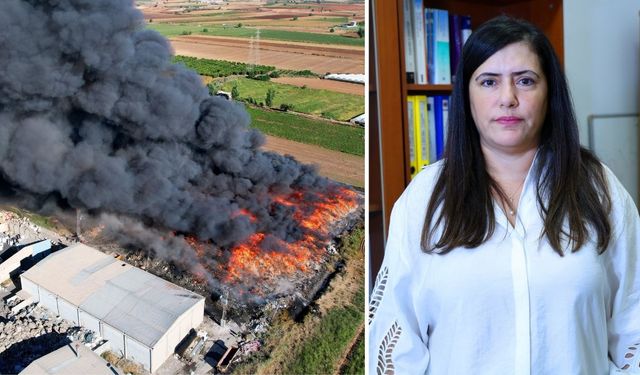 Geri Dönüşüm Tesisi Yangını Sonrası Hava Kirliliği Endişesi