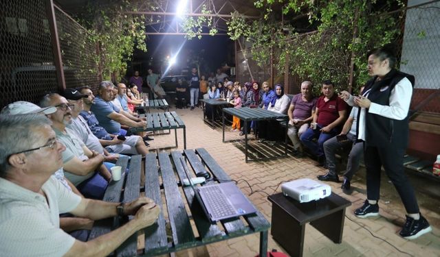 Mahalle sakinlerine afet farkındalığı eğitimi verildi