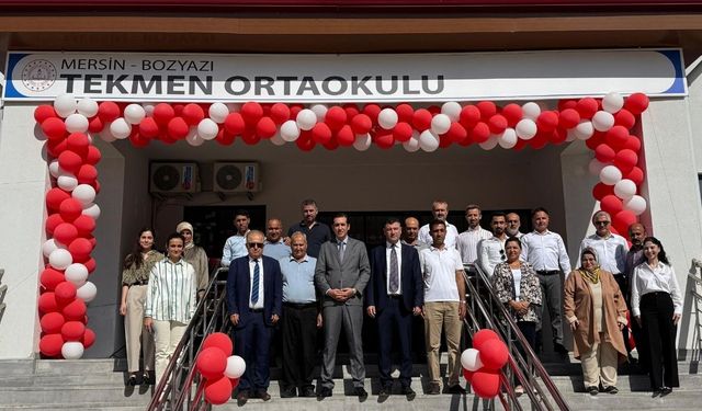 Yık-Yap Projesi kapsamında inşa edilen okul törenle açıldı