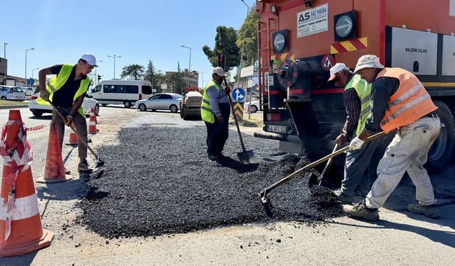 Dulkadiroğlu’nda Altyapısı Tamamlanan Yollarda Asfalt Onarımı Devam Ediyor