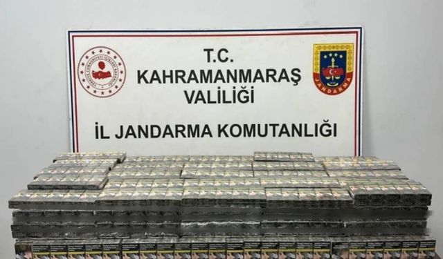 Kahramanmaraş’ta Kaçak Sigara Operasyonu