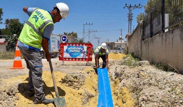 Mahallenin Su Kapasitesi 3,5 Kilometrelik Hatla Artırıldı