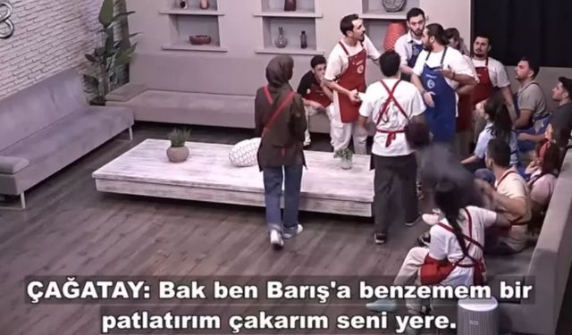MasterChef'te Kavga! "Bir Patlatırım, Yere Çakarım"