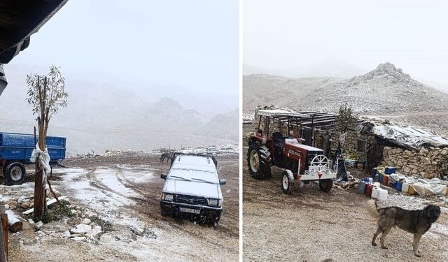 Mevsimin İlk Karı Yüksek Kesimlerde Etkili Oldu