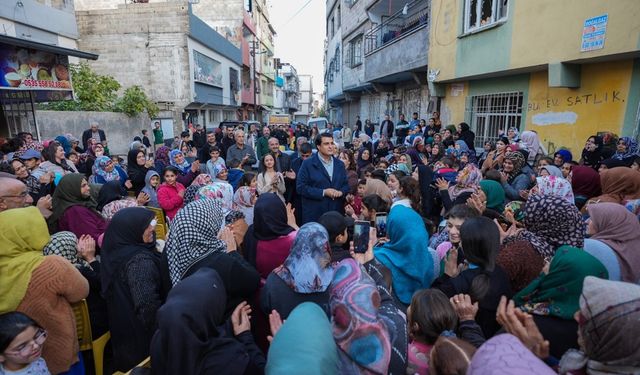 Başkan Yılmaz’a Mahallede Coşkulu Karşılama
