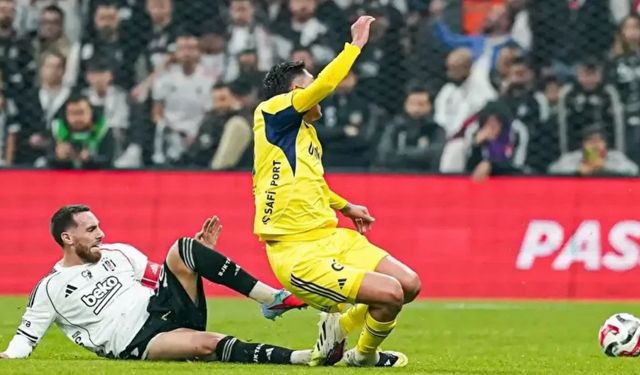Orkun Kökçü'nün Kırmızı Kartı Beşiktaş'ı Fenerbahçe'ye Mağlup Etti
