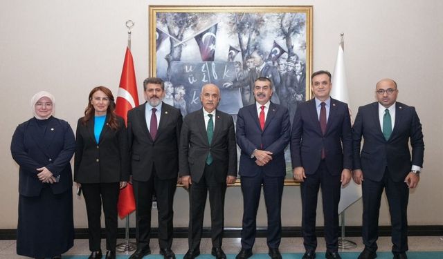 Kahramanmaraş Milletvekilleri Eğitim Projelerini Bakan Tekin’le Görüştü