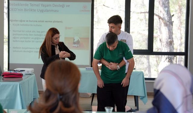 Kahramanmaraş Büyükşehir'den Personeline İlk Yardım Eğitimi Verildi