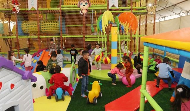 Kahramanmaraş'ta Öğrencilere Ücretsiz Eğlence Parkı