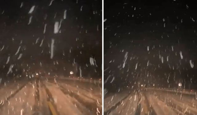 Kahramanmaraş'ta Mevsimin İlk Karı Yağdı