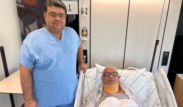 Kahramanmaraş'ta 86 Yaşındaki Hastaya Boyun Ameliyatı Yapıldı