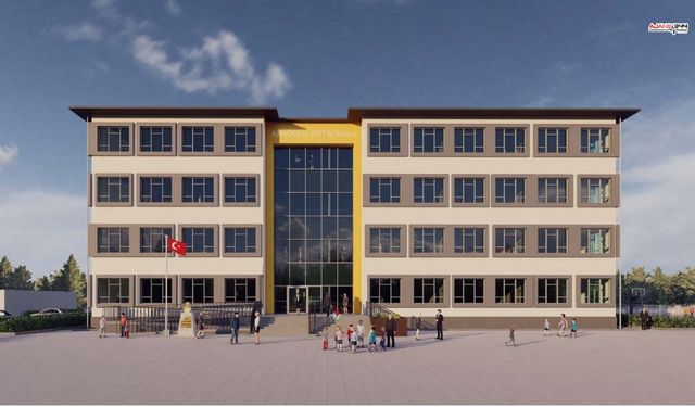 Kahramanmaraş'a 24 Derslikli Yeni Ortaokul Yolda