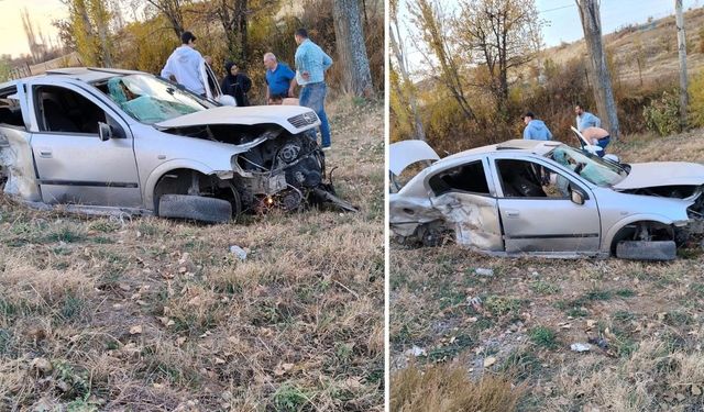 Kahramanmaraş'ta İki Araç Birbirine Girdi: 1 Yaralı