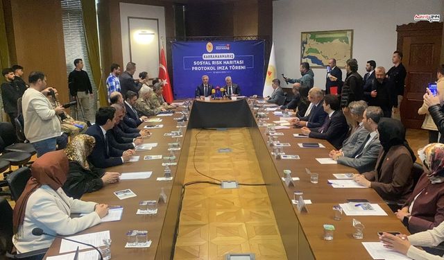 Kahramanmaraş’ta Sosyal Risk Haritası İçin Protokol İmzalandı