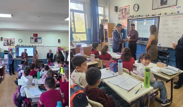 Velilerden öğretmenleri adına tekerlekli sandalye bağışı