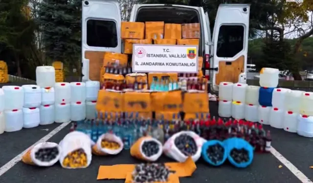 17 İlde Sahte Alkol Operasyonu