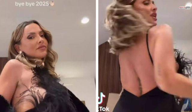 Hadise’den Dekolteli Veda! 2025'e Özel Dansı Gündem Oldu