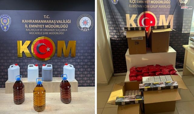 Kahramanmaraş KOM'undan Kaçakçılara Büyük Darbe