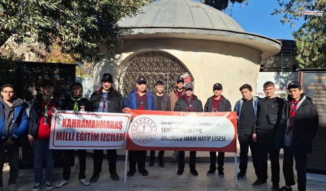 Kahramanmaraşlı izciler tarihi mekanları ziyaret etti