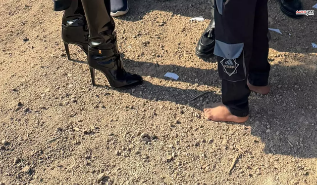 Lüks Çizmeli Ziyaret, Yalın Ayak Çocukları Gölgeledi