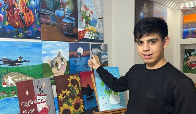 Yetenek Engel Tanımadı Otizmli Okan Güzel Sanatlar Lisesi'ni Kazandı