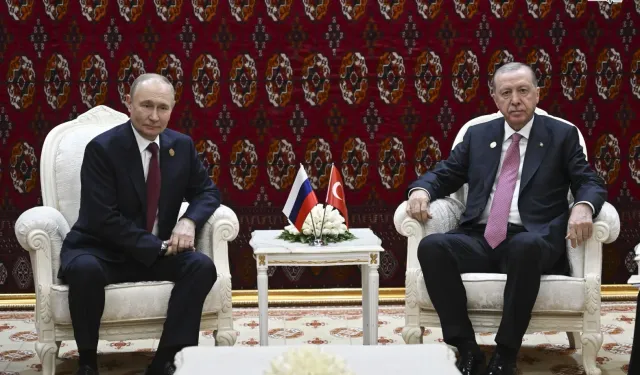Erdoğan ve Putin Türkmenistan’da bir araya geldi: gündem Ukrayna, Filistin ve enerji güvenliği