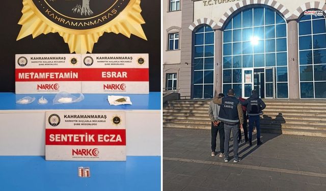 Kahramanmaraş'ta narkotik operasyonda 29 gram yasaklı madde ele geçti