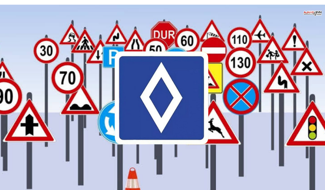 Yeni Trafik Levhası Avrupa'da Yaygınlaşıyor: Baklava Dilimi Ne Anlama Geliyor?