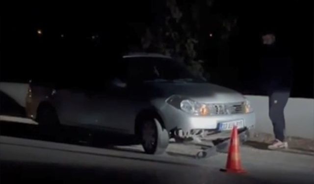 Yolda Yatan Adam Otomobilin Altında Kaldı