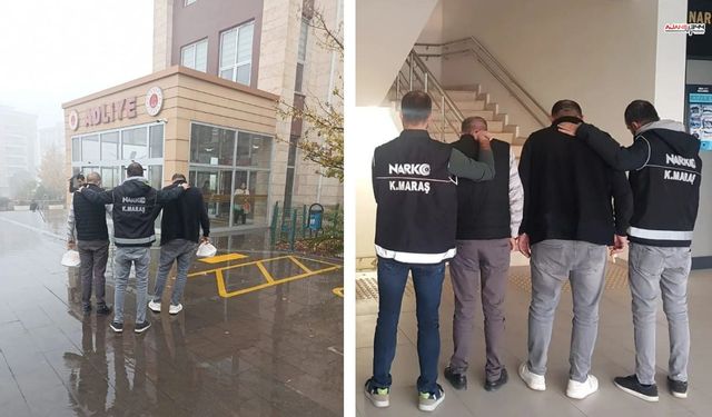 Kahramanmaraş'ta Yasaklı Madde Operasyonu 3 Kişi Tutuklandı