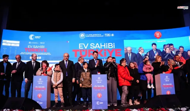 10 bin konut için kuralar çekildi