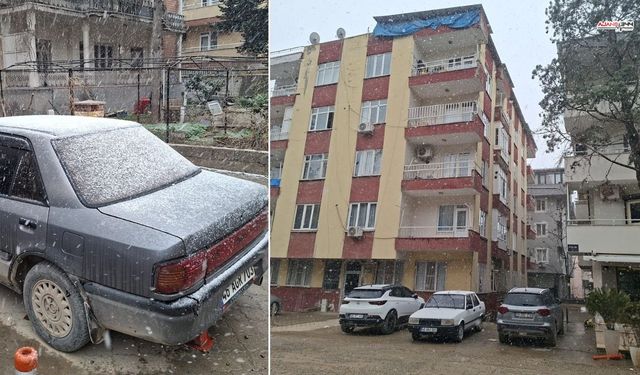 Kahramanmaraş'a tekrardan kar yağmaya başladı