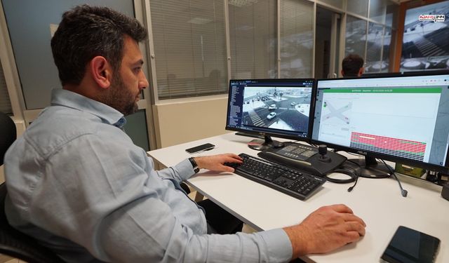 Kahramanmaraş’ta karla mücadeleye teknolojik takip desteği