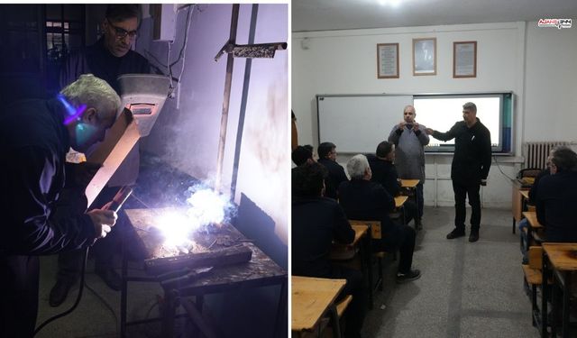 Mesleki Eğitimde Elektrik Ark Kaynağı Kursu Start Aldı