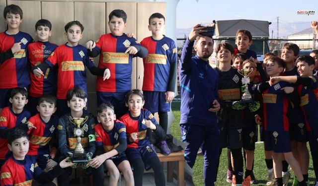 Büyüksırspor, U12 Ligi'nde kupayı kaldırdı