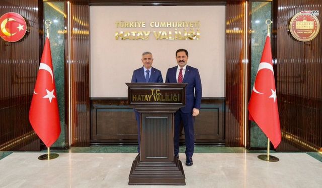 Kahramanmaraş ve Hatay valileri bir araya geldi