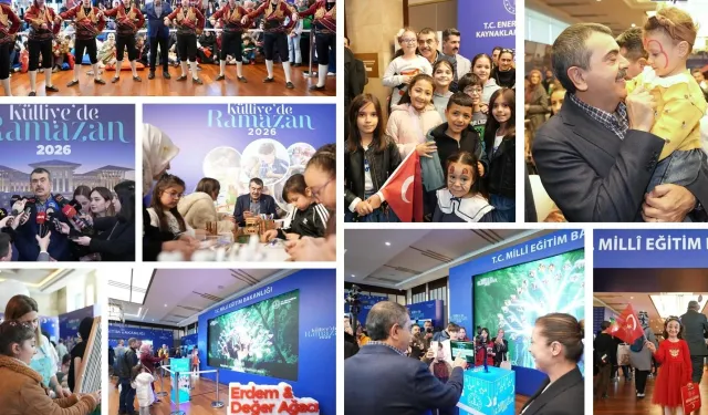 Bakan Tekin'den 'Külliyede Ramazan' stantlarına ziyaret