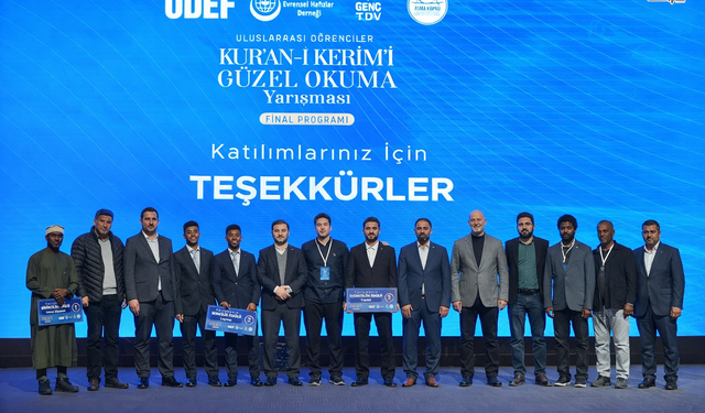 Uluslararası Öğrenciler Kur’an-ı Kerim’i Güzel Okuma Yarışması Sonuçlandı