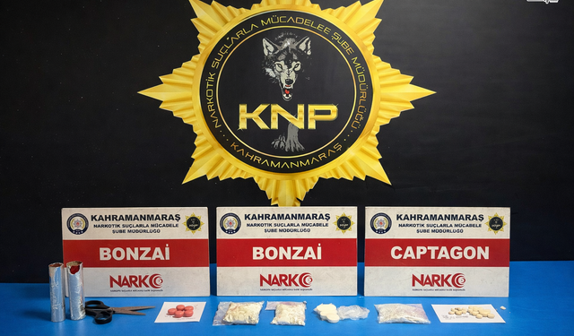Kahramanmaraş’ta Sentetik Maddelere Yönelik Operasyon: 3 Tutuklama
